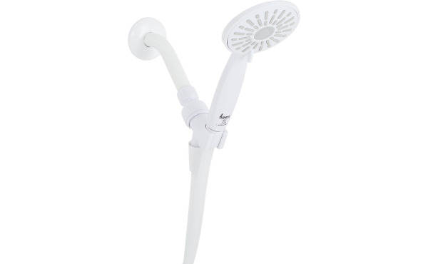 Home Impressions 3-Spray 1.8 GPM Handheld Shower, White