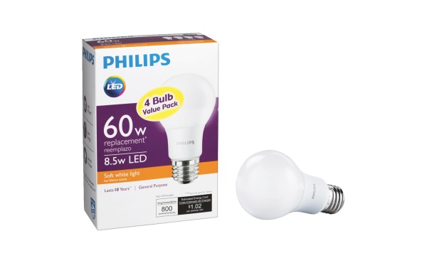 4-Pk. Philips LED Light Bulbs