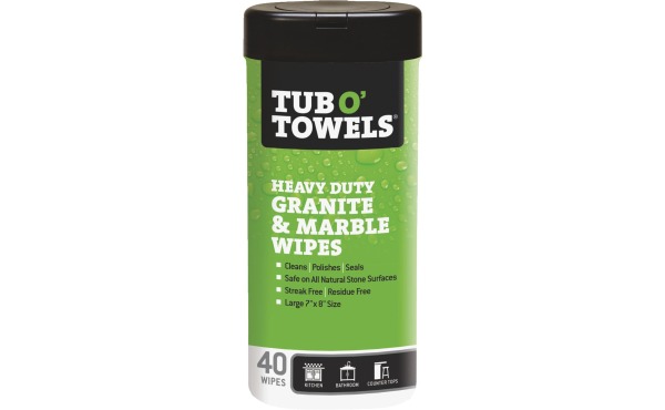 Tub O' Towels Granite and Marble Polishing Wipes (40 Count)