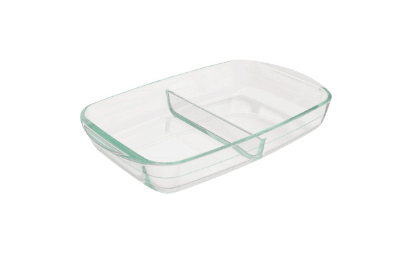 Pyrex 8 In. x 12 In. Divided Glass Bakeware