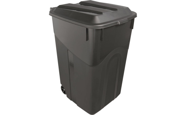 United Solutions Rough and Rugged 45 Gal. Wheeled Trash Can with Attached Lid