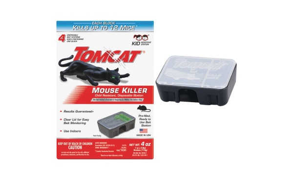 Tomcat Mouse Killer II Disposable Mouse Bait Station (4-Pack)
