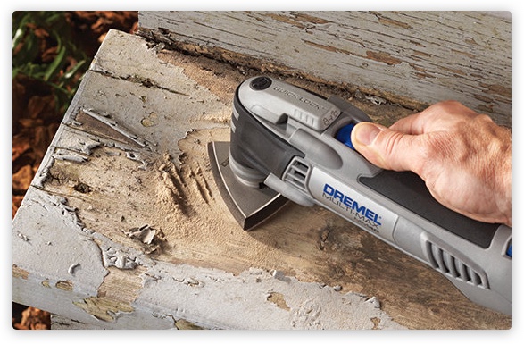 Person using Dremel to sand
